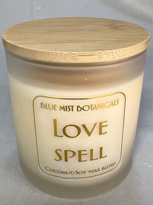 Love Spell Soy Candle with Wooden Wick