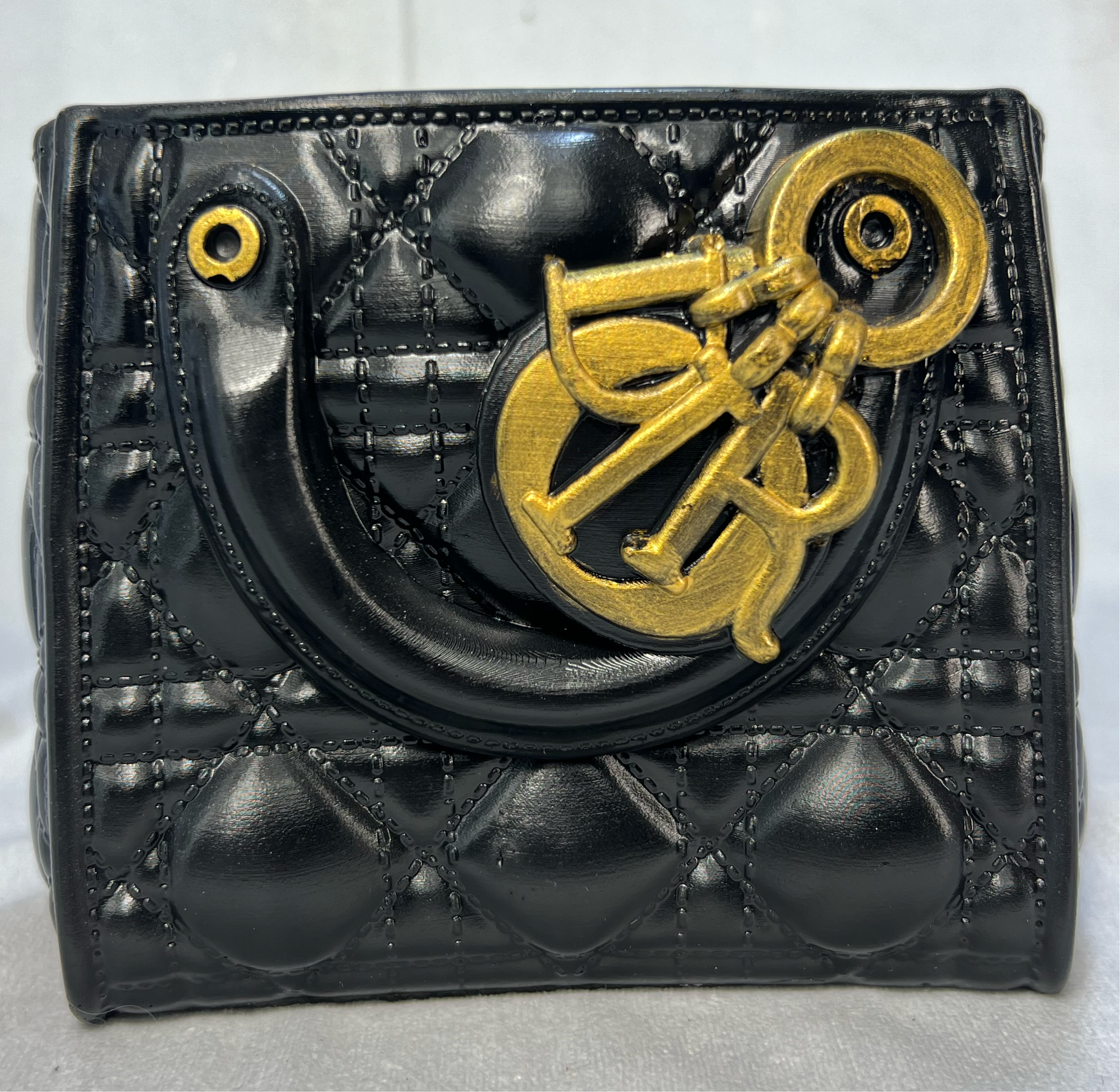 Black D-option Hand Bag Candle