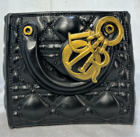 Black D-option Hand Bag Candle