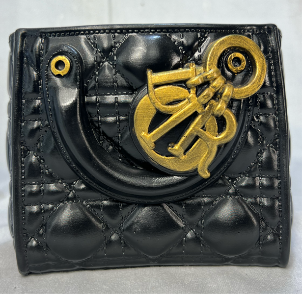 Black D-option Hand Bag Candle